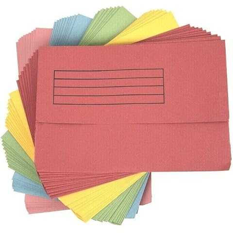 Nobel Assorted Foolscap Document Wallets Pack Cover