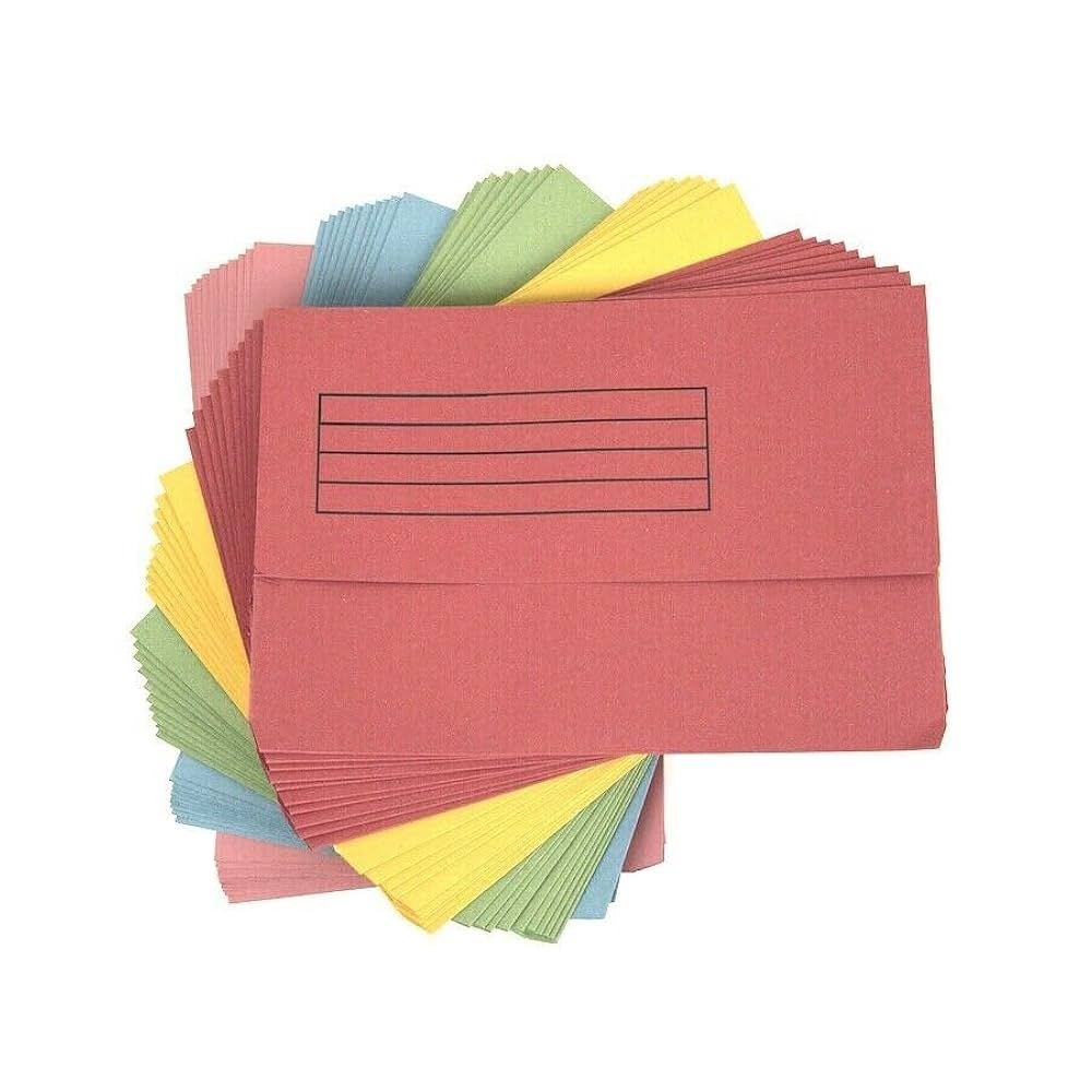 Document Wallets Foolscap 10 Pack (Stationery House
