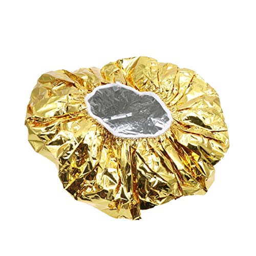 SAFIGLE 6Piezas Gorro de Peluquería Desechable de Aluminio Capuchas Elásticas para Tratamientos Térmicos para Salón y Hogar