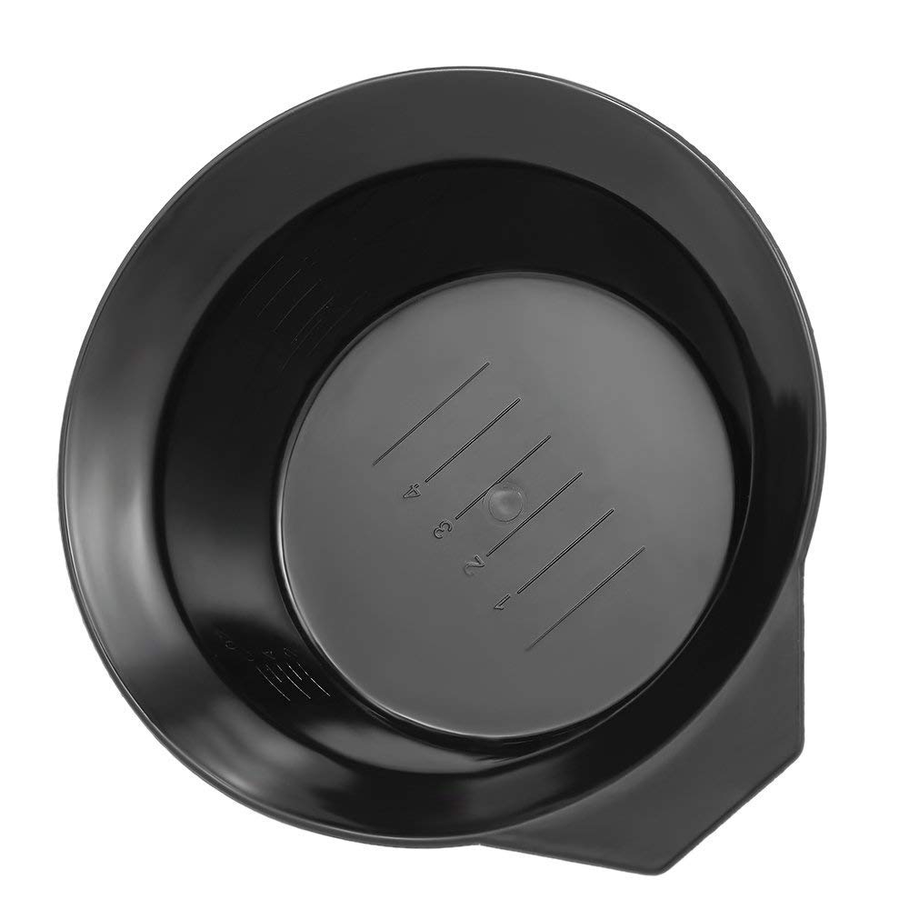 AVNISH Dye Color Mixing Bowl with Handle, Hair Colouring Kit for Salon and Home Use for Men and Women (Pack of 1) Black