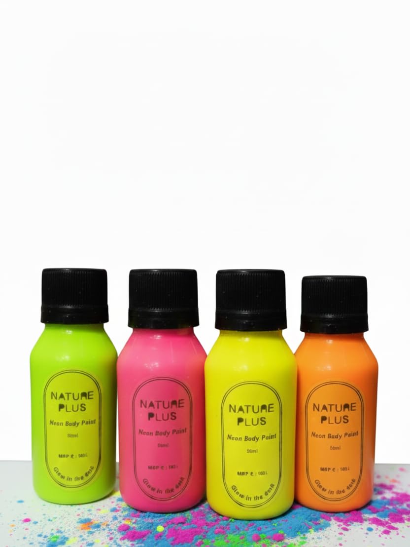 Eco-Clean Neon Holi Colors | Non-Toxic, Skin-Safe & Eco-Friendly UV Reactive Colors for Holi & Glow Parties for Safe Celebrations-image-38