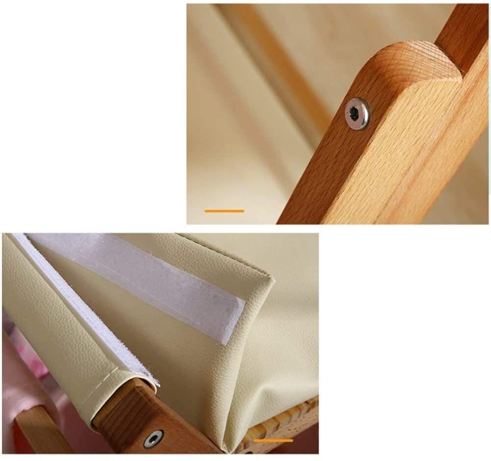 MObyat Cambiador de Pañale,Plegable de Madera con Almacenamiento y tapete Impermeable, Cambiador portátil para niños pequeños con Ruedas