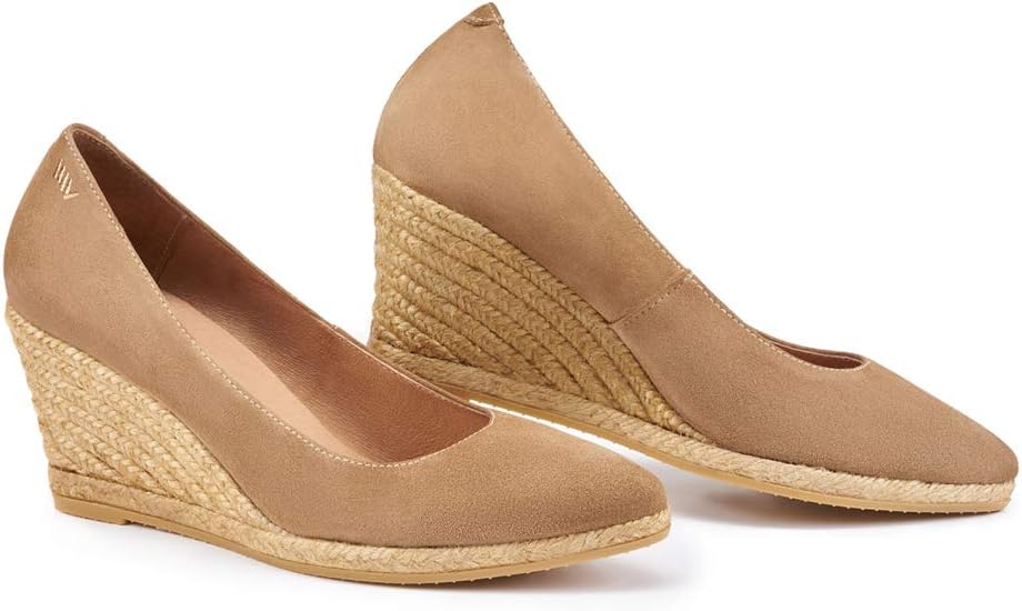Amazon.com | VISCATA Roses Espadrille Suede Wedges Spain Handmade 2 ½ ...