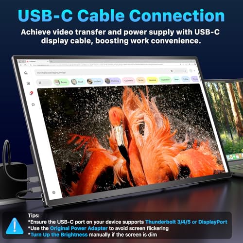 Triple Portable Monitor for Laptop
