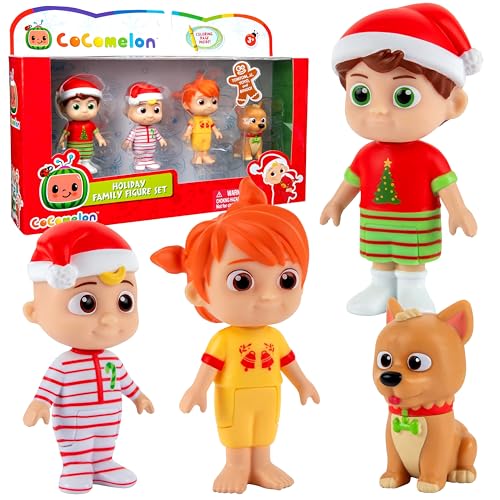 CoComelon 3 Inch Figure 4 Pack - Includes JJ, Tomtom, YoYo & Bingo - Character Playset for Toddlers & Preschoolers - Gift for Kids, Boys & Girls Ages 3+ - image 1