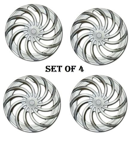 Image of Snake Design Wheel Cover Available in 12,13,14,15,16,17 inch Inch Wheel Cap Universal Model Press Fitting Set of 4 Pcs (Thar Roxx, 18)