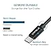 Coiled USB C Cable for Car, CAFELE 2 Pack Retractable Type C Charging Cable Curly USB A to USB C Charger for Galaxy Note 8 S8 Plus LG G5/G6/V20 - (Black/5ft)