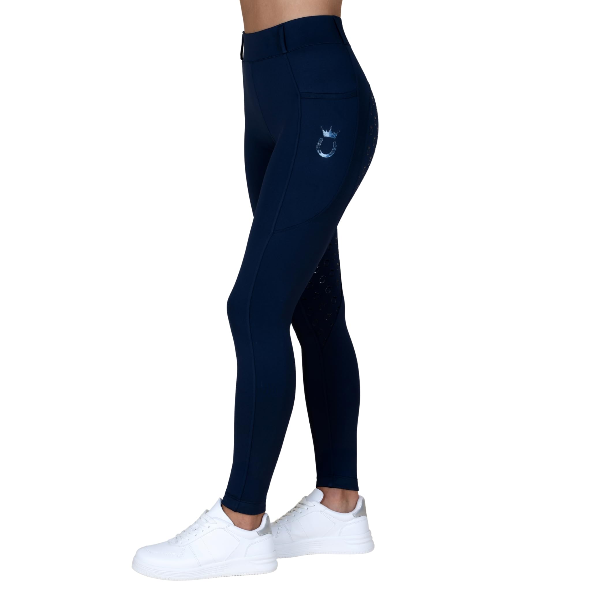 Royal Horsemen Winter Reitleggings Damen & Mädchen, NightclubNavy, M