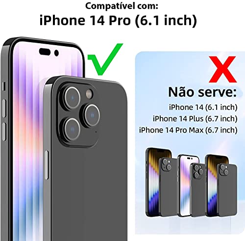 Película De Vidro Temperado 3d Full Cover Para iPhone 14, 14 Pro. 14 Plus e 14 Pro Max Tela 6.7