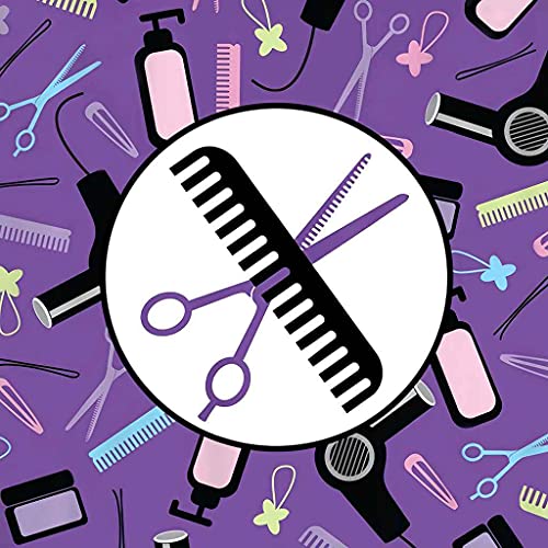 Couverture outils de coiffure violette pour cocooning et déplacements