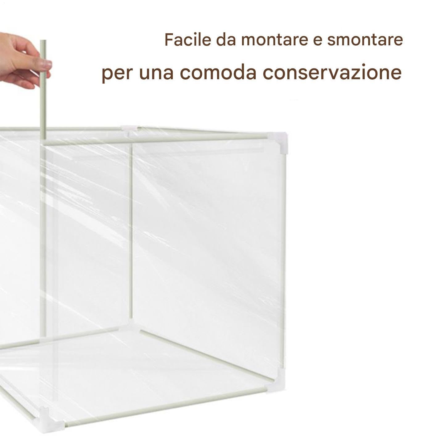 Parapetto per Lettiera | Schermo Paraspruzzi per Recinzione Vaschette Facile da Pulire | Kit Addestramento Trasparente Privacy per Cani | per Camera Dormitorio Appartamento Casa Balcone