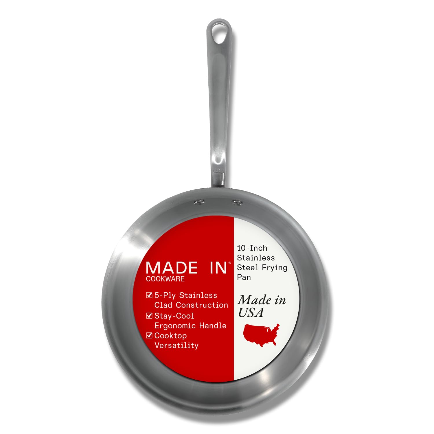 Made In 10-Inch Stainless Frying Pan