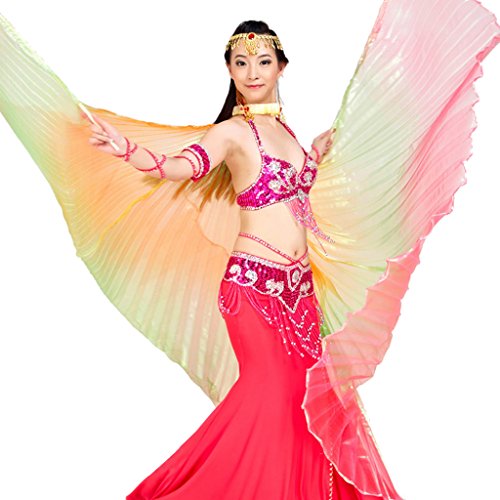 Pilot-Trade Women's Egyptian Egypt New Belly Dance Costume Colorful Isis Wings - //coolthings.us