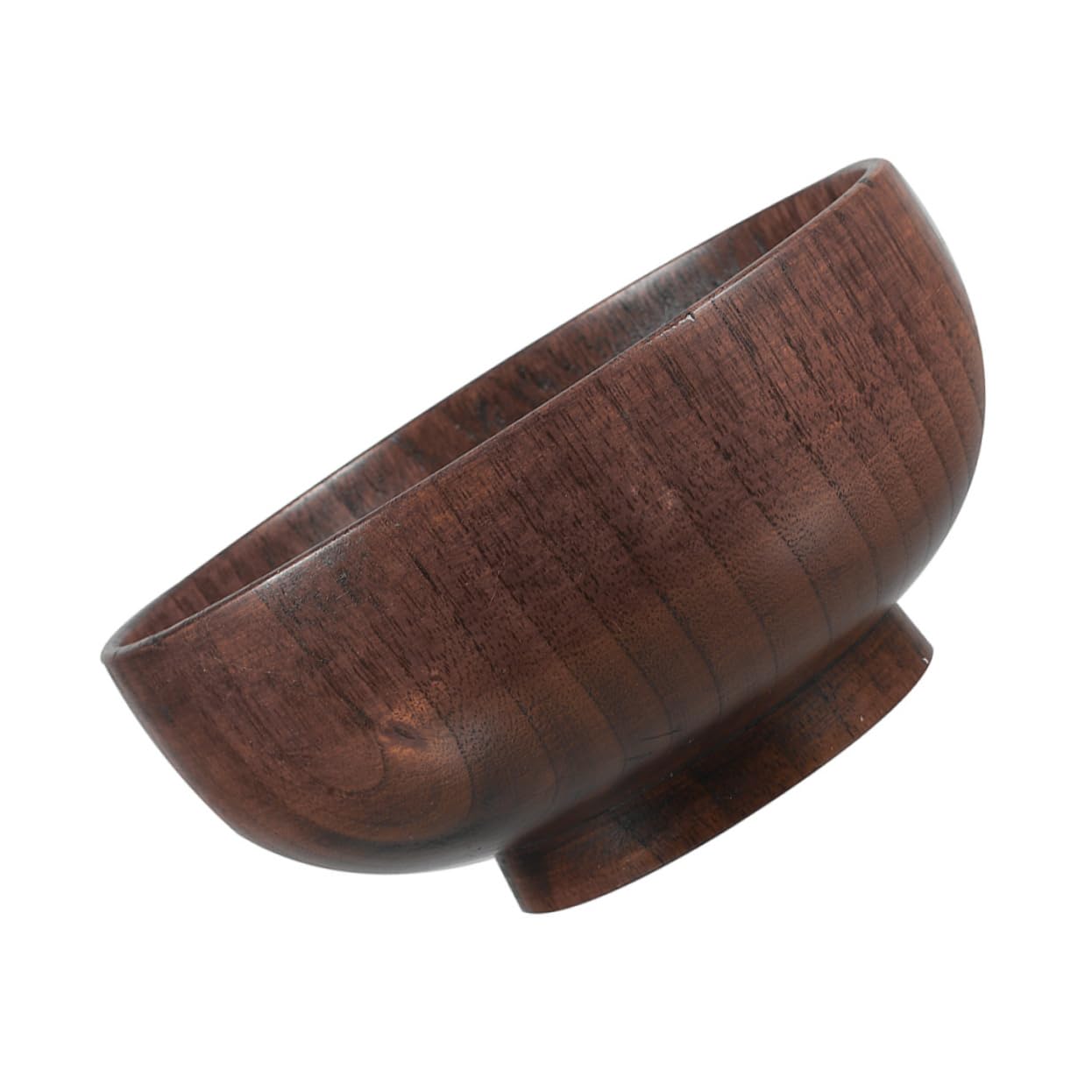 Cabilock 5 Piezas Tazón De Madera Anti-escalés Servicio Tazón De Frutas Bol Servidores De Ensalada Tazones Pequeños Ensaladeras De Madera Cuencos De Frutas Coffee