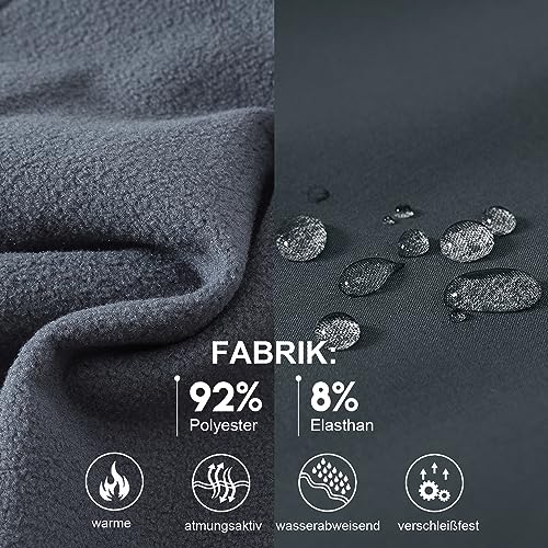 Pantalon de snowboard homme YSENTO softshell chaud et imperméable - 4