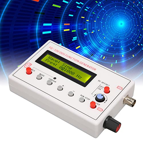 Image of DDS Function Signal Generator, Sine Wave 1Hz-500KHz, Square Wave 1Hz - 20kHz, Triangle Wave 1Hz - 20KHz, Ramp Wave 1Hz - 20kHz, for Electronic Testing and Debugging