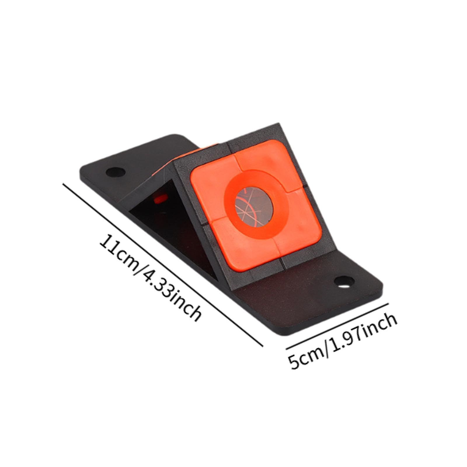 Woideklu Mini Prism Tool for Surveying with 45 Degree Angle for Distortion Measurement, Double Prisms
