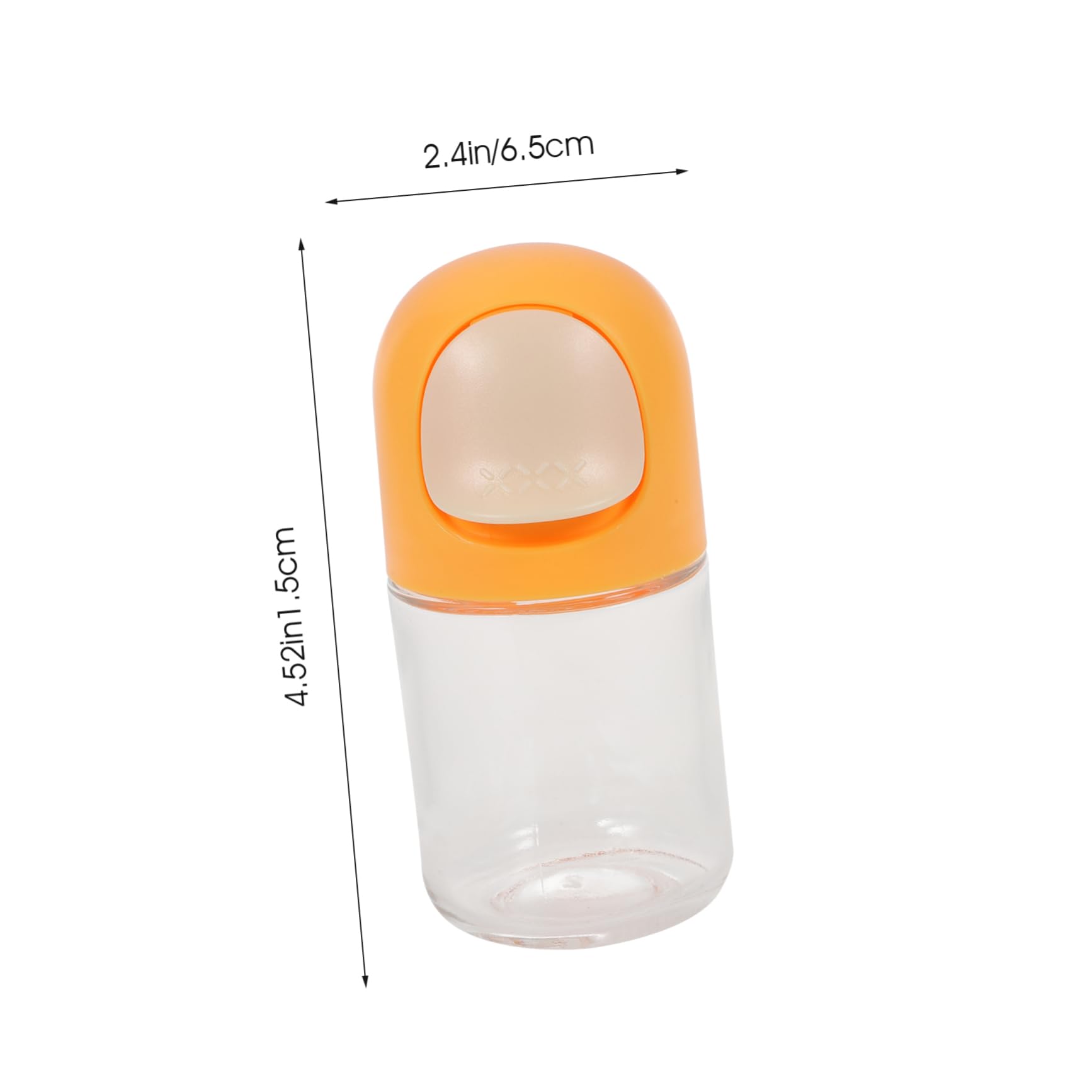 GRIRIW Spice Jar Seasoning Jars Kitchen Spice Bottles Pepper Storage Bottles Condiment Dispenser Salt Containers Spice Container Salt Shaker Glass Seasoning Bottles Soda Lime Glass Yellow