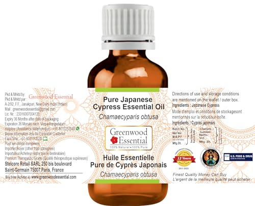 Aceite Esencial Puro Ciprés Japonés Greenwood 50ml miniatura 2