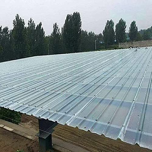 Couverture en plastique imperméable transparente pour rénovation de toit