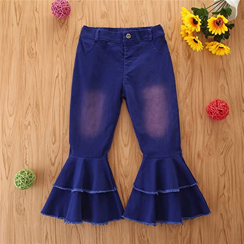 Teen Girls Y2k Jeans Cute Lace Up Bow Side High Rise Aesthetics Pants Lounge Girls Size 7/8 Clothes3
