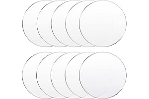 Essential Crafting Accessory: 6'' Round Acrylic Disc for Boundless Creative Possibilities