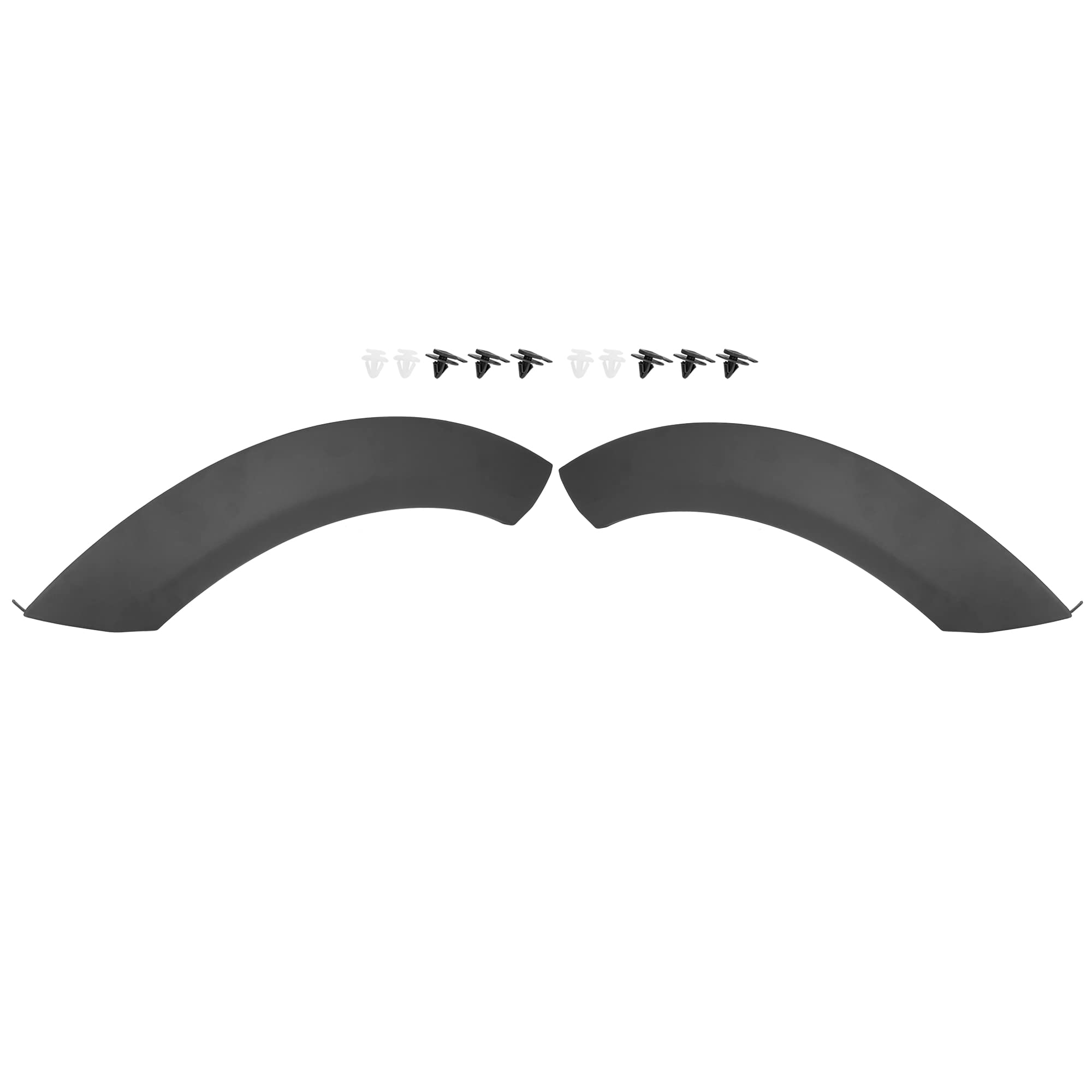 X AUTOHAUX Pair Wheel Arch Trim Guard Front Right Side 51131505866 Front Left Side 51131505867 Black for BMW Mini Copper