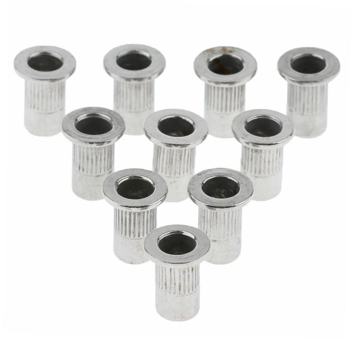 Cabilock 10pcs Stainless Steel Threaded Insert Rivet Nuts for Automotive and Furniture Applications Riveted Nuts for Home Projects for Versatile Use