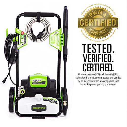 Greenworks 1800 PSI Pressure Washer