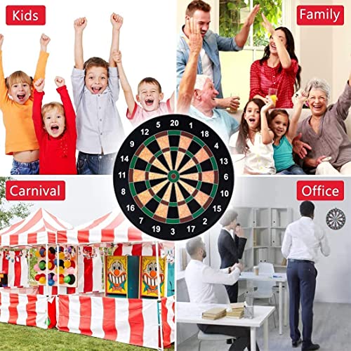 Image of Mini Explorer Magnetic Dart Board for Kids 15 Inch - Safe Dart Game Set with 4 Darts, Indoor Outdoor Sports Toy for Boys Girls, Family Game, Party Game, Birthday Gift Toy