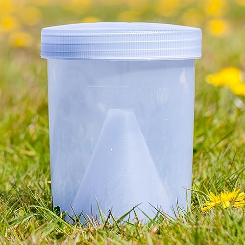 Alcochem Hygiene H-Trap Ersatz Fangbehälter - Ersatztrichter + Deckel für Bremsenfalle Ersatzteil, Insektenfalle Pferdebremsenfalle Pferd Pony