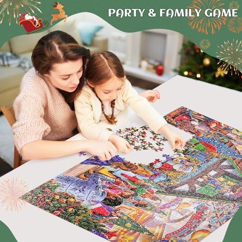 2023 Christmas Jigsaw Puzzle Advent Calendar, 24 Boxs 1008 Pieces Santa's Grotto Puzzle, Holiday 24 Days Countdown Advent Calendars to Christmas, Christmas Decoration & Puzzle Toy Gift for Adults Kids 6 51uZL6MVpCL. AC