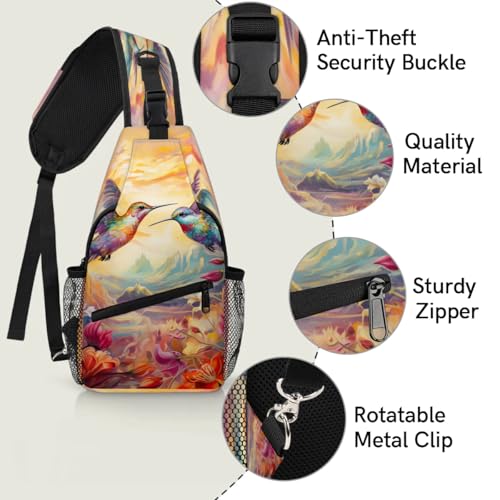 Bolso cruzado unisex para viaje y senderismo miniatura 3
