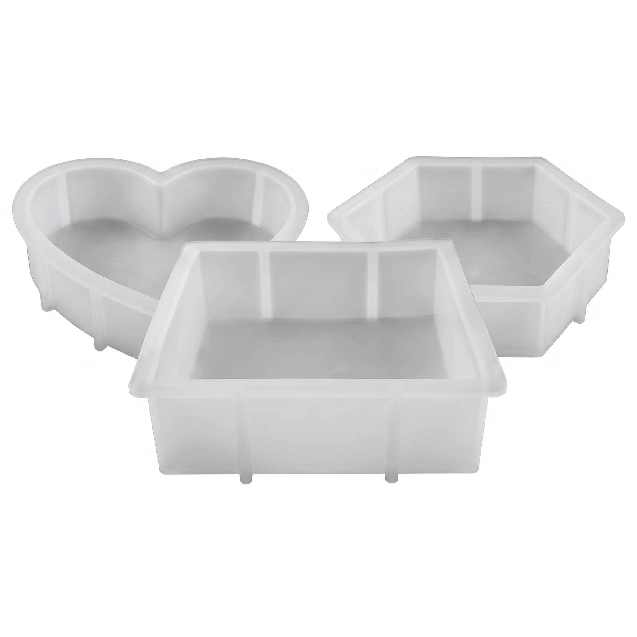 Moldes de epoxi Moldes de resina de silicona de calidad alimentaria con forma de sujetalibros de 3 piezas