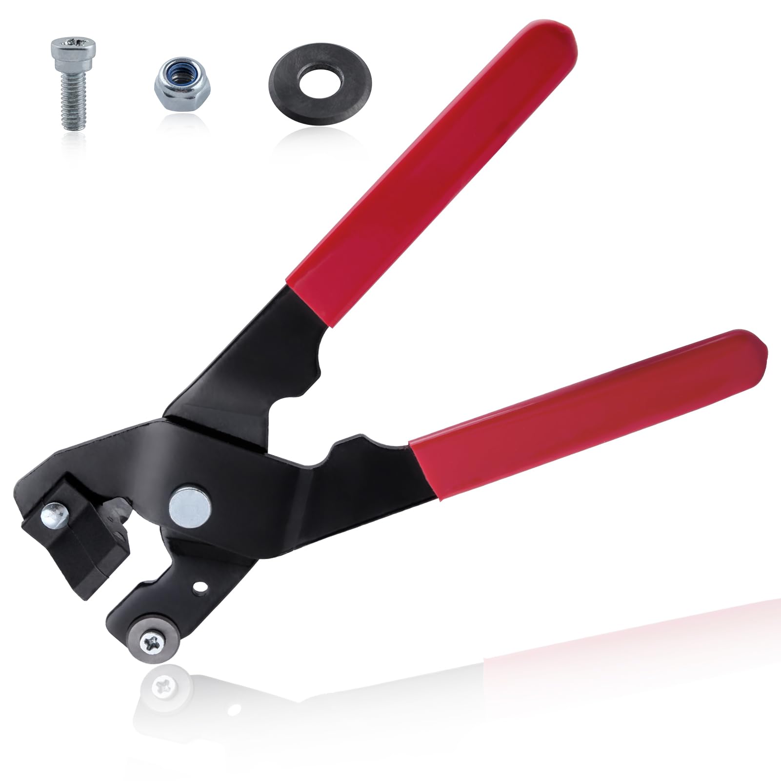 LEONTOOL Mosaic Nippers Outil de coupe de carreaux Pince à carreaux robuste avec roue de pointage de barre de brise-roche en plastique solide pour la coupe de la céramique de porcelaine