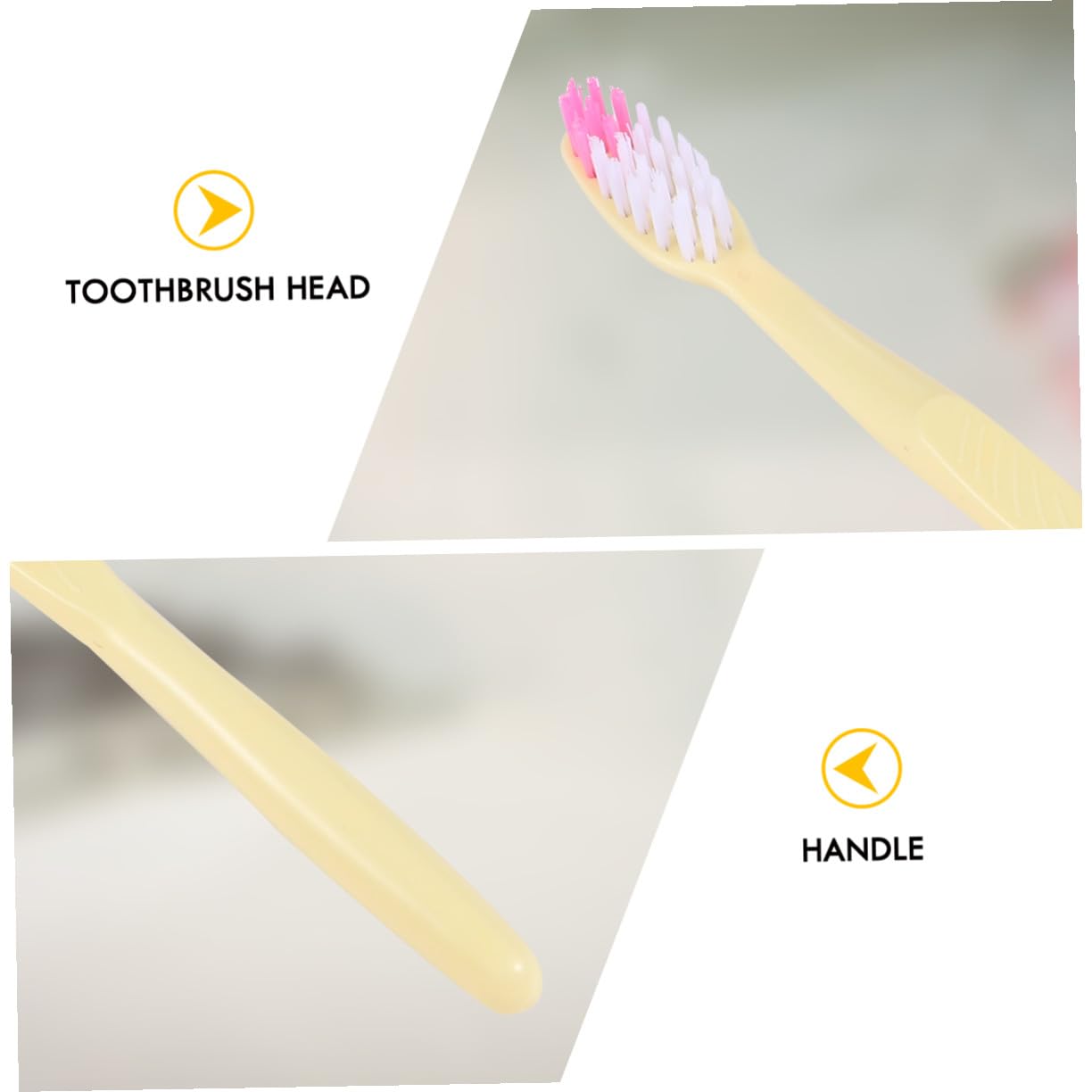 Cepillos de Dientes Manuales Desechables de Viaje Juego de 100 con Pasta