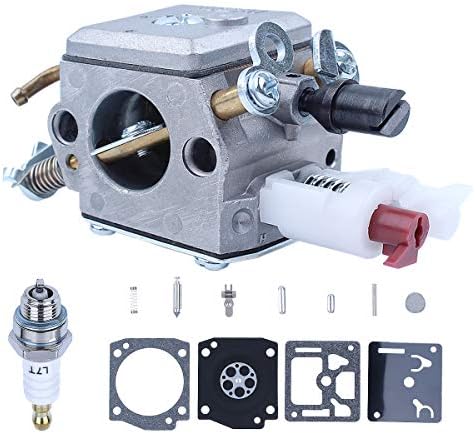 Carburetor Rebuild Kit with Spark Plug for 340 345 350 353 346XP EPA 503283208 C3-EL18B RB45 Engine Replacement Part
