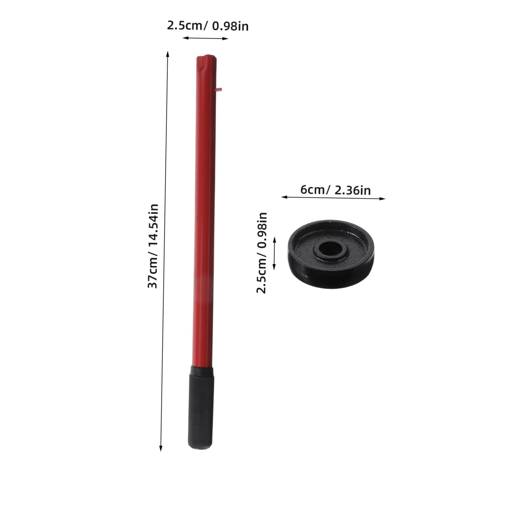 ARTIBETTER 1 Set Jack Accessories Hydraulic Top Handle Truck Craftsman Floor Jack Handle Jacks 2 Ton Jack Handle Replacement Horizontal Jack Handle Floor Jack Pad Scaffold Leveling Jack Metal