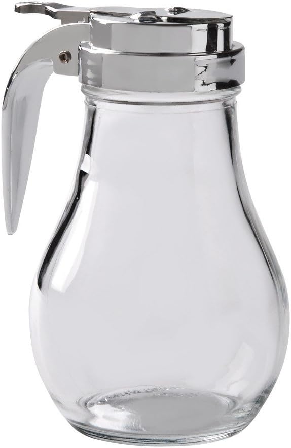 Thunder Group Syrup Dispenser with Cast Zinc Top, 14 Oz (Pack of 1)