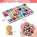 728pc Sealing Wax Beads - 28 Color Pellets for Letter Stamp Sealing & DIY Craft