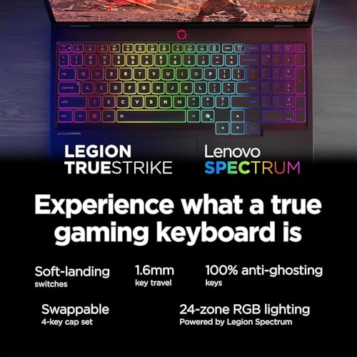 Legion 5i - Computer portatile da gaming Intel Core Ultra 9 275HX, GeForce RTX 5060, WQXGA (2560 x 1600), Windows 11 Home con cavo HDMI (32 GB di RAM, SSD PCIe da 1 TB) - Notebook - Immagine 7
