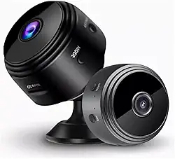 Mini Câmera A9 WiFi Full HD 1080P Segurança Espiã 150° Visão Noturna Monitoramento Celular