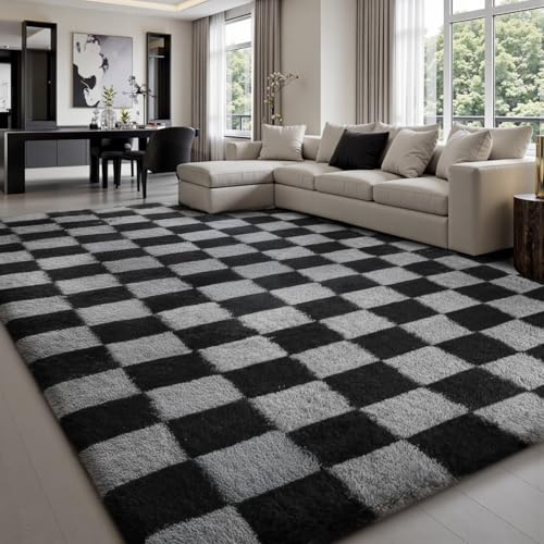 Tapis à poils longs lavable et antidérapant format 140 x 200 cm - 2