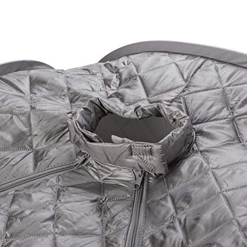 Durasage Personal Foldable Steam Sauna for Weight Loss, Detox & Relaxation at Home, Chair Included (Gray)