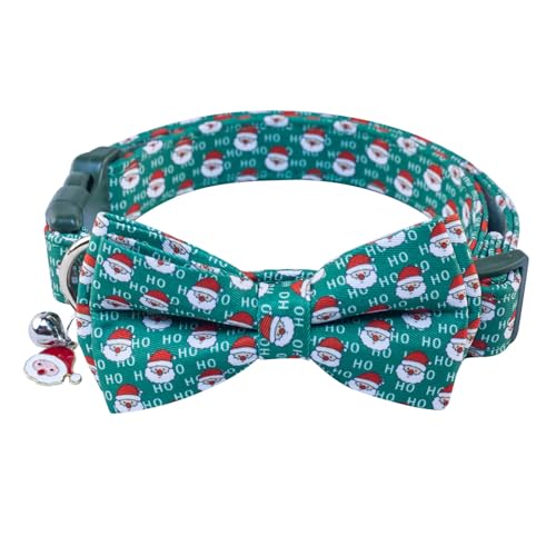 NISIYE-Dog-Bowtie-Collars-Cute-Soft-Velvet-Dog-Collar-with-Bow-Tie-Safety-Metal-Buckle-Adjustable-Collars-for-Boy-and-Girl-Dogs-Pets