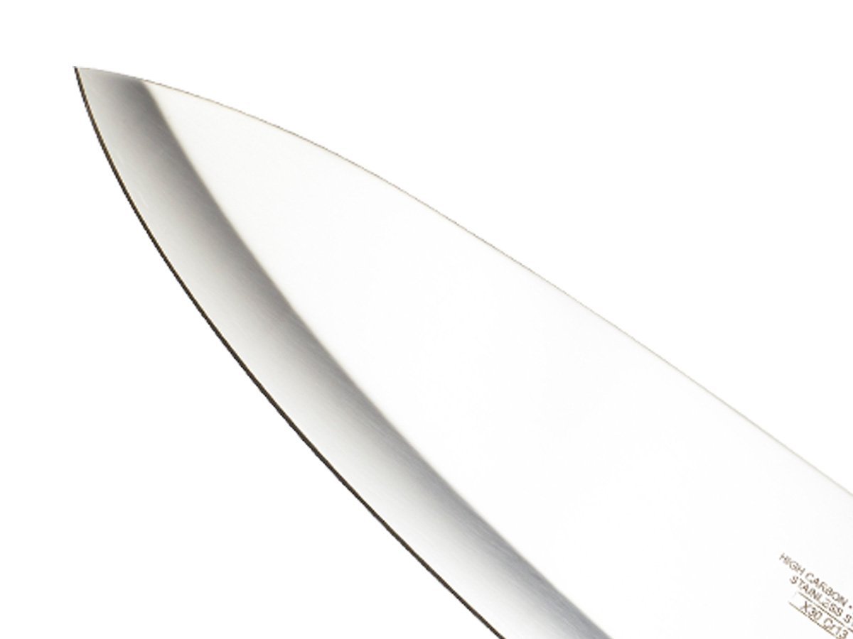 Mercer Culinary M18010 Millennia Black Handle, 10-Inch Wide Hollow Ground, Chef's Knife — Amazon image 2