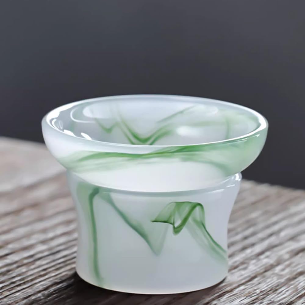 9 cm Teesieb aus Edelstahl, Keramikfilter, Teetrenner, Tee-Set-Zubehör