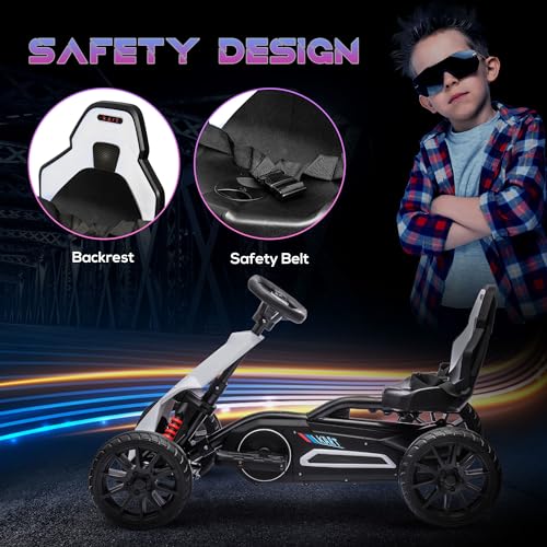 Aosom US370-288V80WT0131 12V Electric Go Kart For Kids thumb #5
