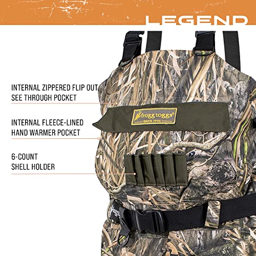 Image of FROGG TOGGS Men's Legend 2-N-1 Waterproof Wader for Hunting with zip in /out PrimaLoft liner