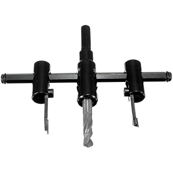 Hole Saws Drill Bit Round Cutting Wood Cutter 30-200mm Adjustable Circle Hole Cutter Hole Saw for Woodworking